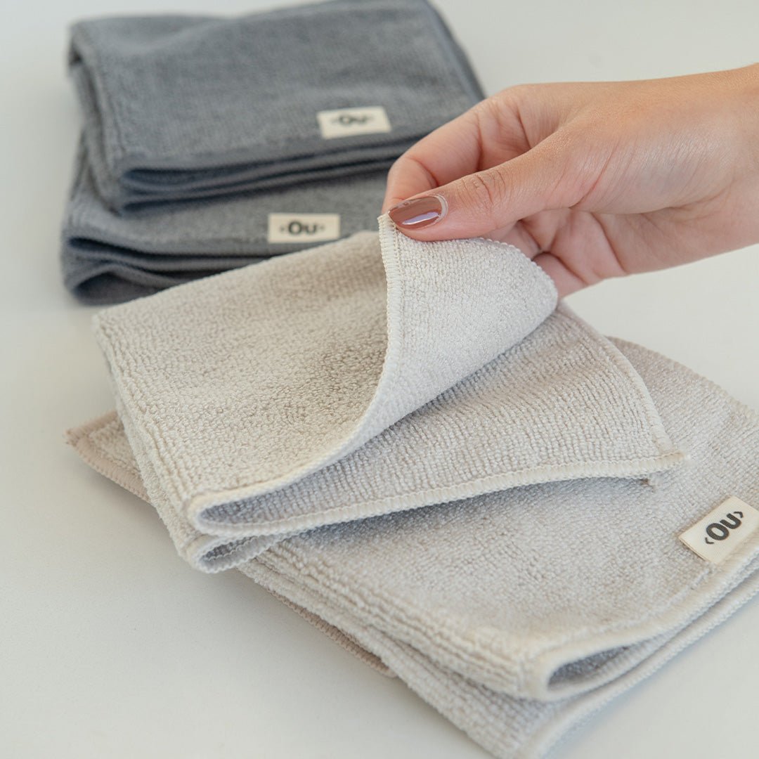 Panos Para Limpeza em Microfibra Ou 3 Unidades Linha Flow - Ou