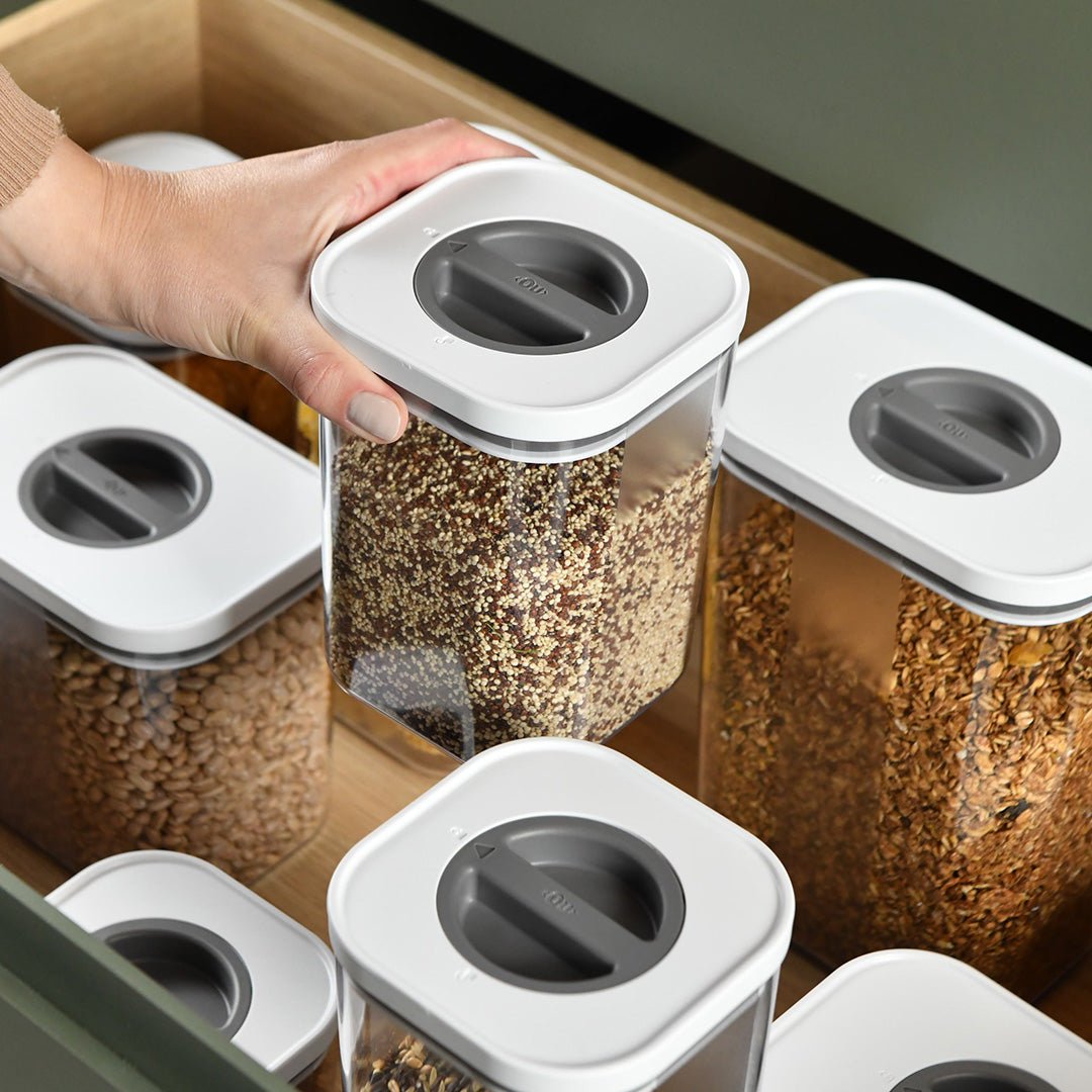 Pote Hermético 1,2 Litro Quadrado Ou Linha Bolt - Ou