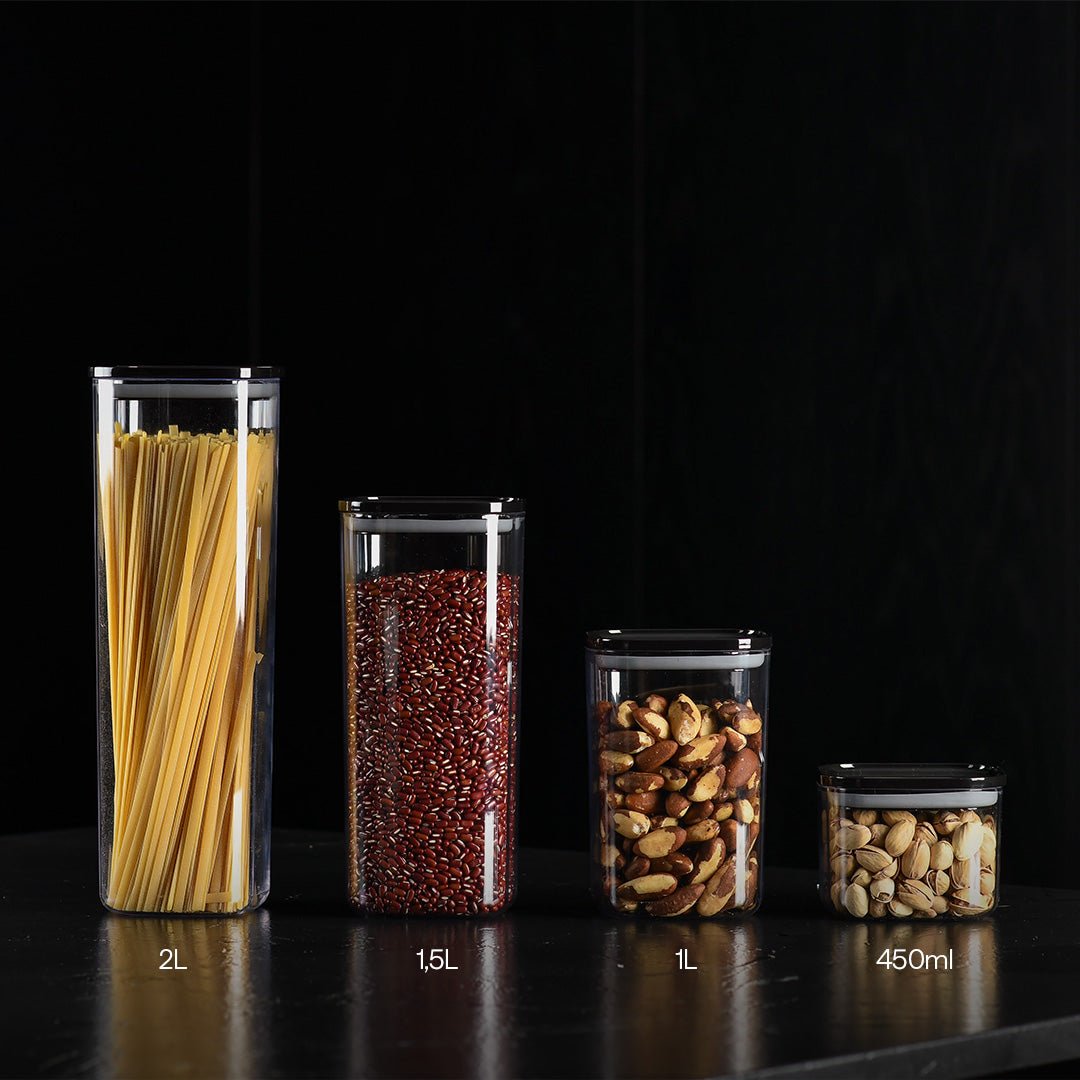 Pote Hermético Ou Quadrado 2L Linha Duo Lock - Ou