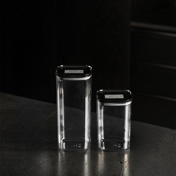 Kit de Potes Herméticos Ou Quadrados 2 Peças Linha Duo Lock