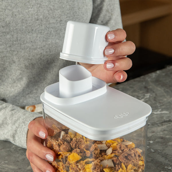 Kit de Potes Herméticos Para Mantimentos com Medidor Ou Linha Drop