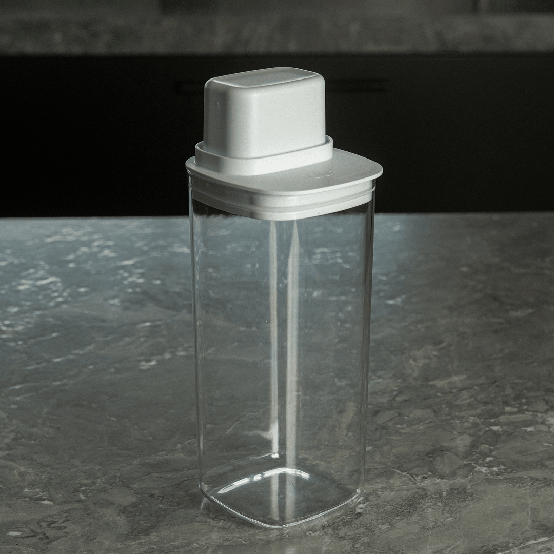 Pote Hermético Para Mantimentos com Medidor Ou Quadrado 1,5L Linha Drop - Ou