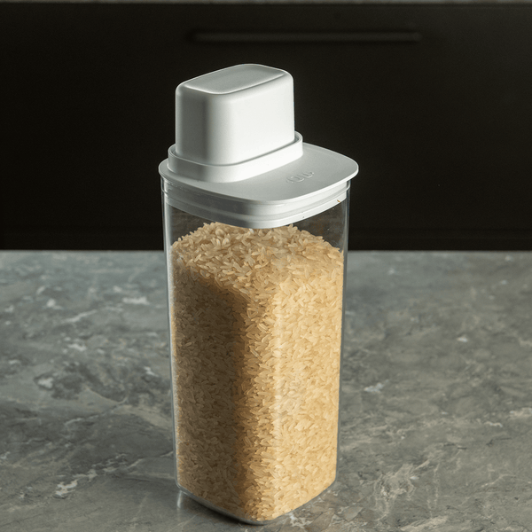 Pote Hermético Para Mantimentos com Medidor Ou Quadrado 1,5L Linha Drop - Ou