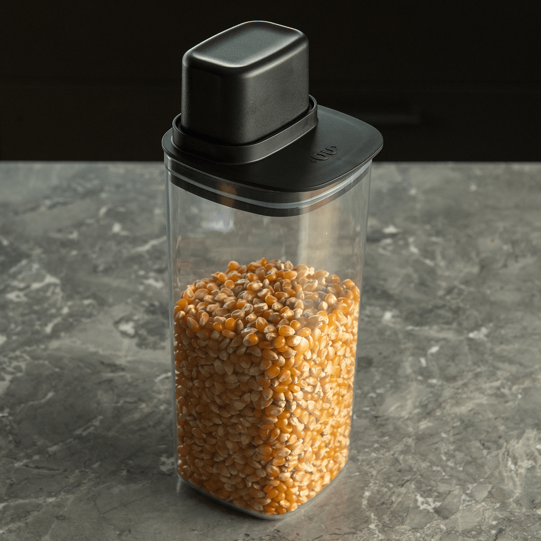 Pote Hermético Para Mantimentos com Medidor Ou Quadrado 1,5L Linha Drop - Ou