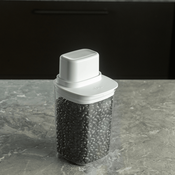 Pote Hermético Para Mantimentos com Medidor Ou Quadrado 1L Linha Drop - Ou