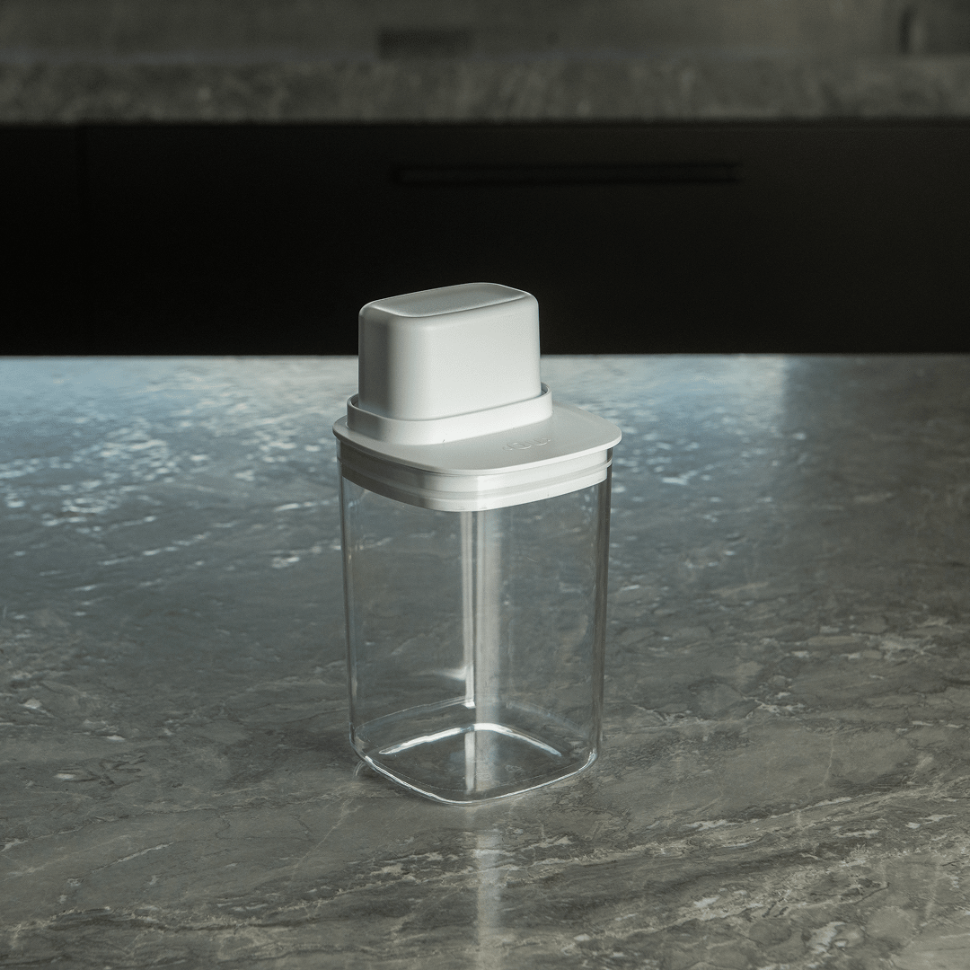 Pote Hermético Para Mantimentos com Medidor Ou Quadrado 1L Linha Drop - Ou