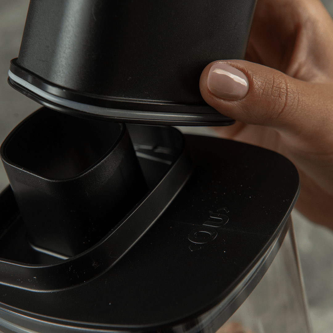 Pote Hermético Para Mantimentos com Medidor Ou Quadrado 1L Linha Drop - Ou