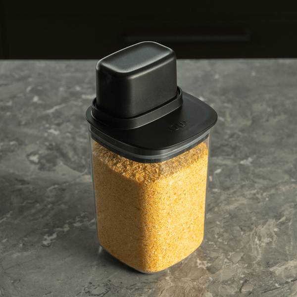 Pote Hermético Para Mantimentos com Medidor Ou Quadrado 1L Linha Drop - Ou