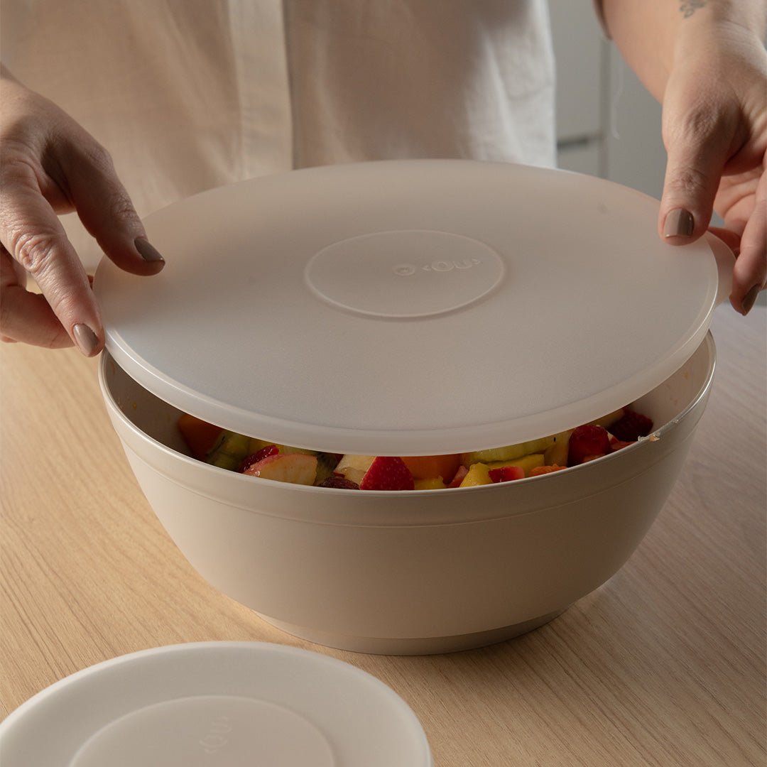 Saladeira Luna com Tampa Ou 5L Linha Servir - Ou